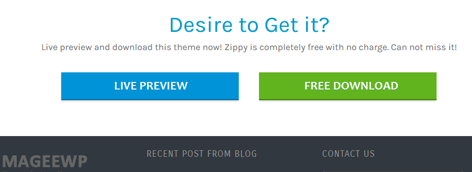 Zippy wordpress theme