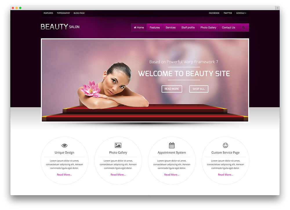 wordpress beauty theme free download