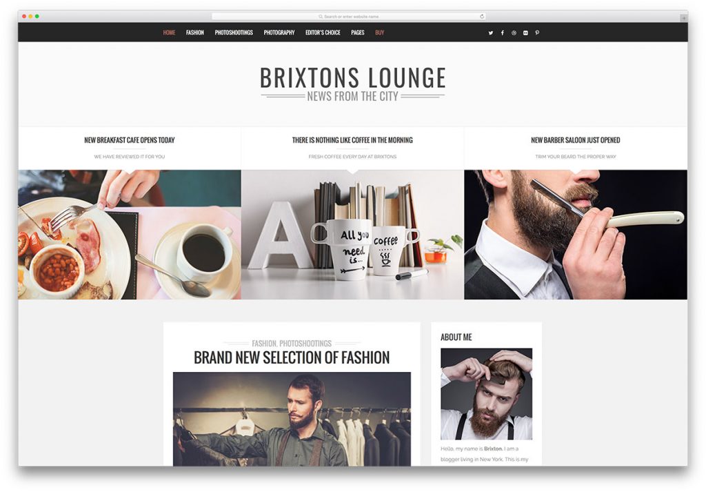 Creative WordPress Themes brixton