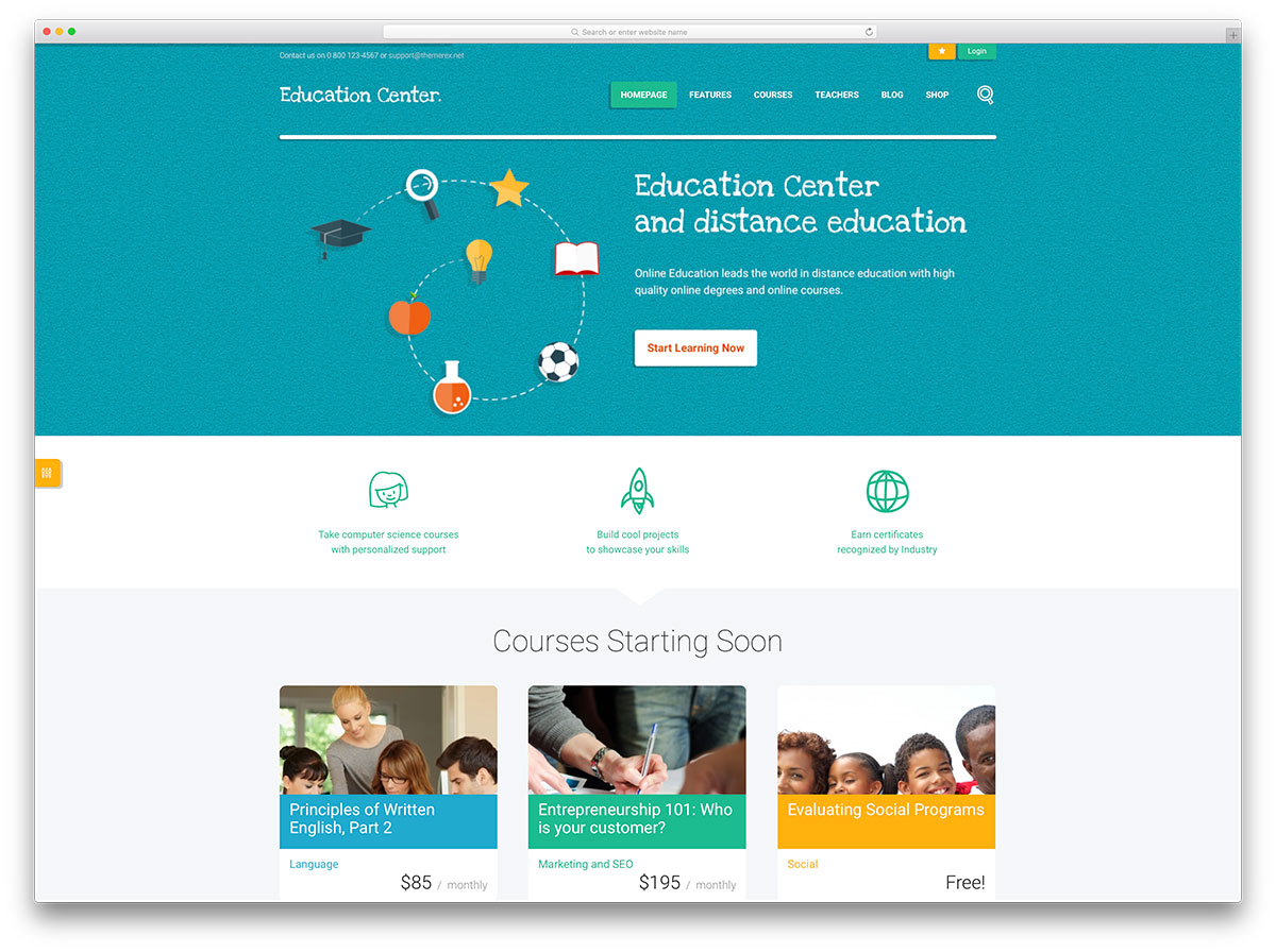 education wordpress theme edu