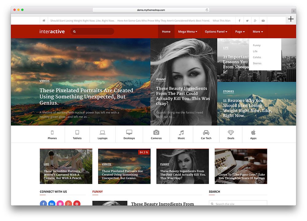 News WordPress Themes Interactive