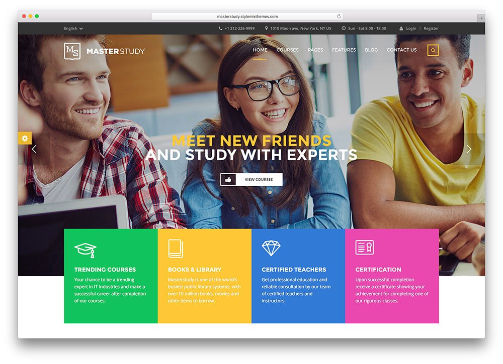 education wordpress theme masterstudy