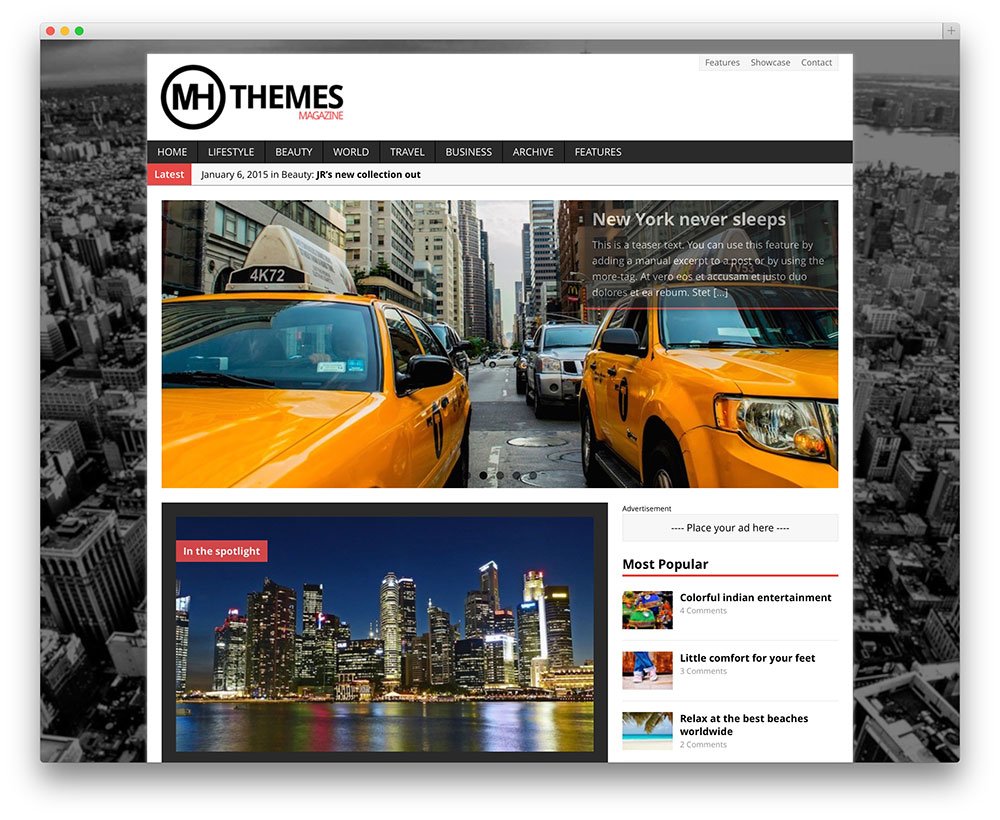 News WordPress Themes MH MAGAZINE