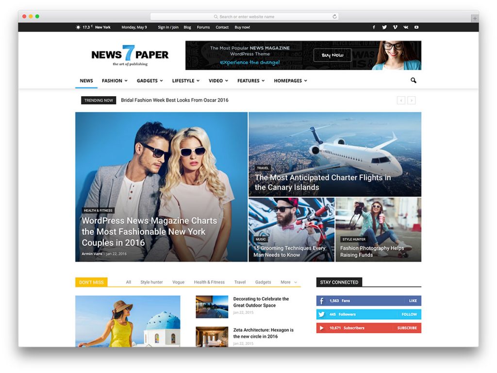 WordPress Magazine Themes