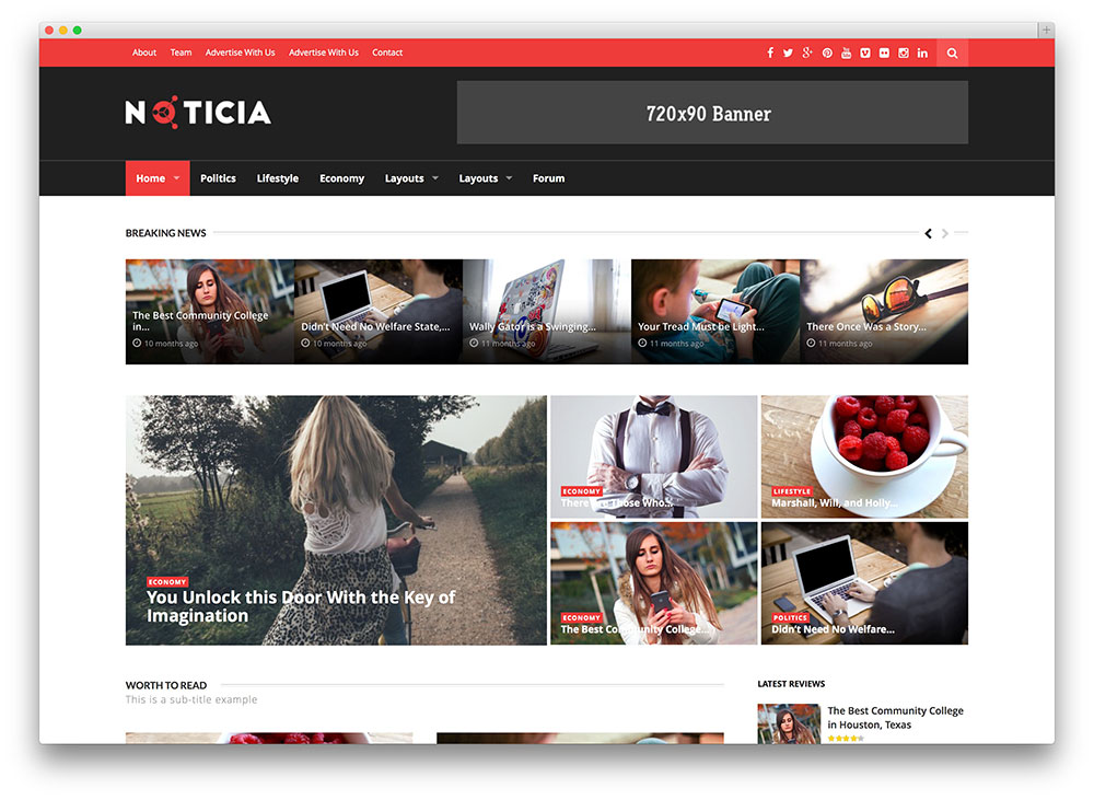 News WordPress Themes Noticia