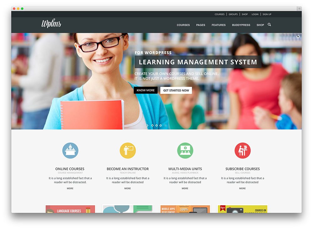 education wordpress theme wplms