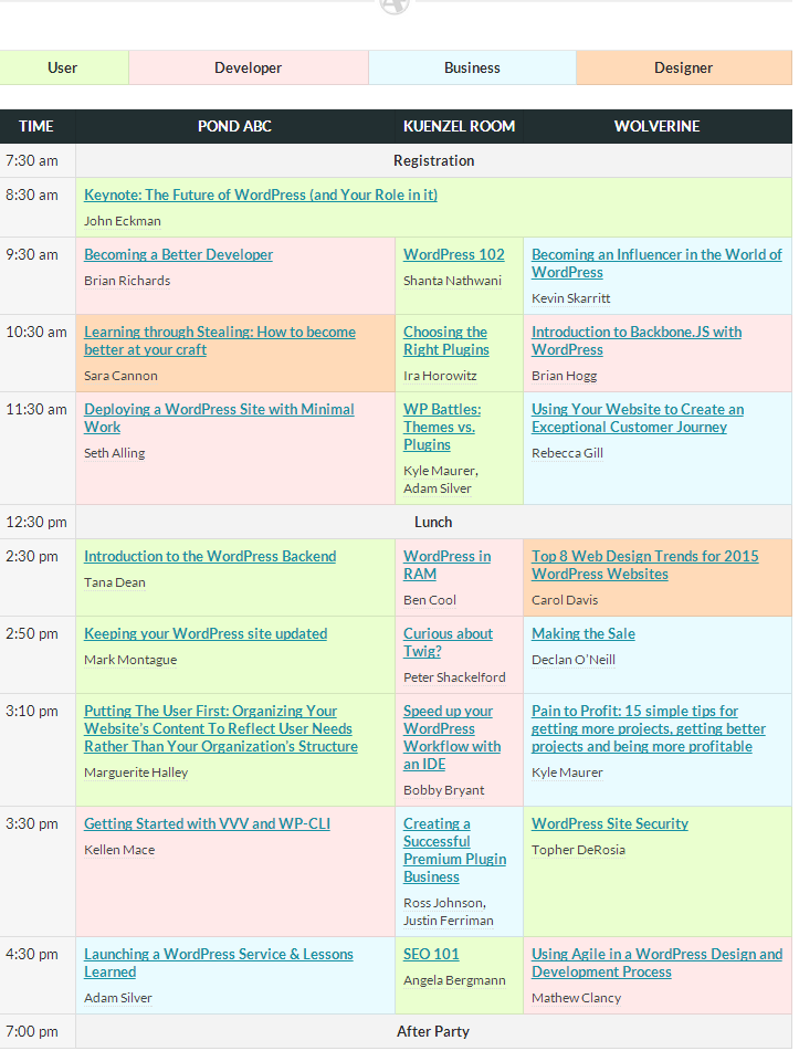 Schedule I WordCamp Ann Arbor _ - https___annarbor.wordcamp.org_2015_schedule_