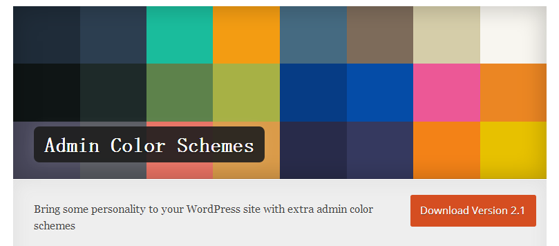 WordPress › Admin Color Schemes « WordPress Plugins