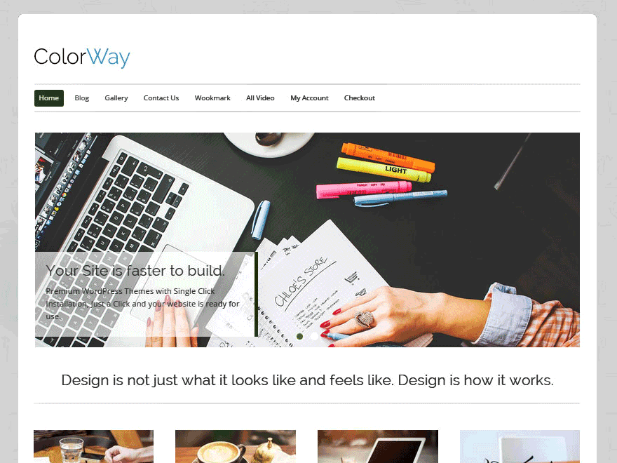 free business wordpress themes ColorWay