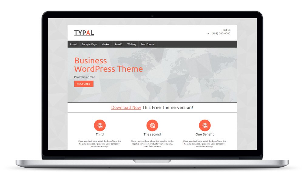 free business wordpress themes typal