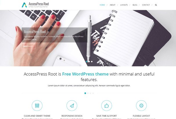 free woocommerce wordpress themes AccessPress Root