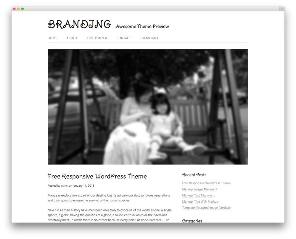 Photography WordPress Themes family