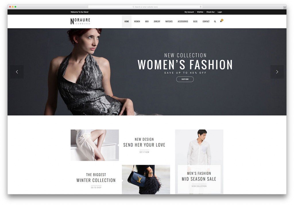 ecommerce wordpress themes noraure