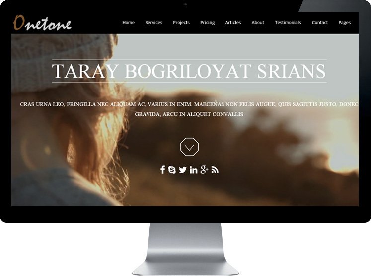 WordPress blog themes onetone